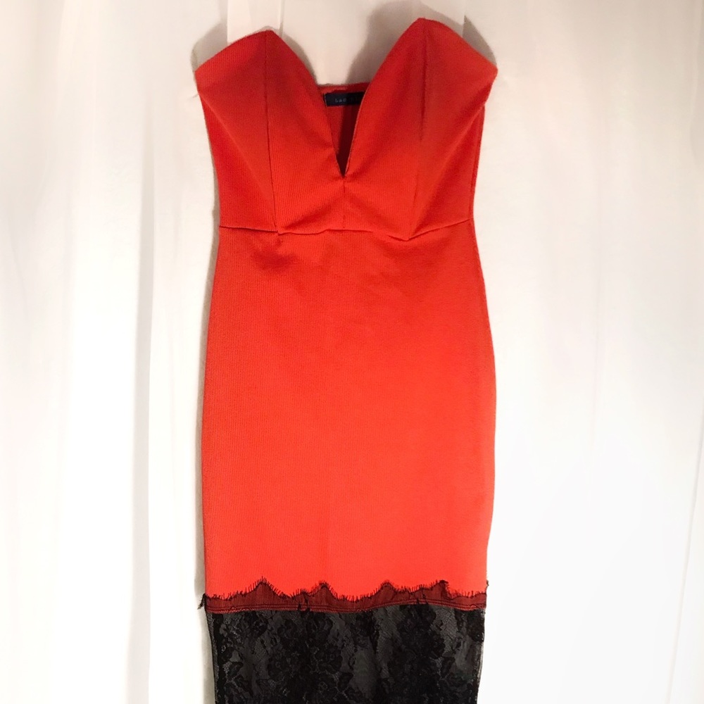 Red Cocktail Dress - Picture 2 of 8